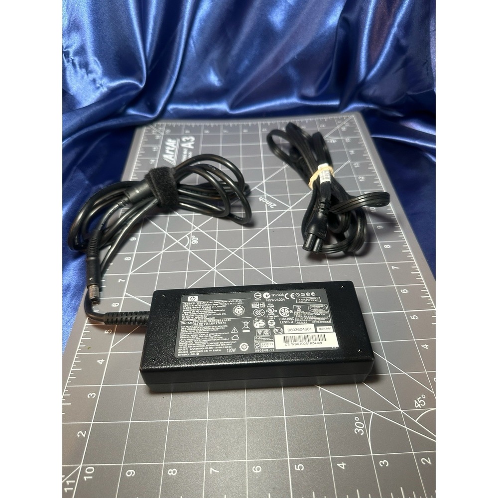 Genuine HP 120W 18.5V 6.5A AC Adapter PA-1121-42HH PPP016L-E  608426-001